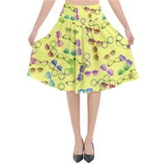 Glasses Pop Midi Skirt