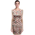 Honeycomb pattern                  Classic Sleeveless Midi Dress