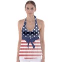 Flag Star Line2 Flag Stars Babydoll Tankini Top View1