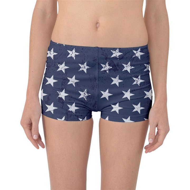 Distressed Flag Reversible Bikini Bottoms