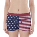 Distressed Flag Boyleg Bikini Wrap Bottoms View1