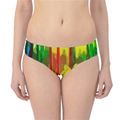 Abstract Vibrant Colour Botany Hipster Bikini Bottoms by Nexatart