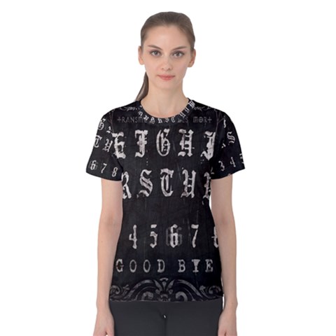 Ouija Women s Cotton Tee by PinUpPerfection