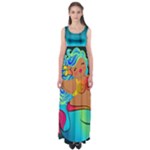 Mermaids Heaven Empire Waist Maxi Dress