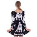 Frenchie Long Sleeve Velvet Skater Dress View2