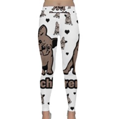 French Bulldog Classic Yoga Leggings by Valentinaart