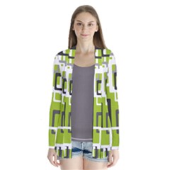 Pattern Abstract Form Four Corner Cardigans by Nexatart