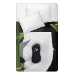 Panda Duvet Cover Double Side (single Size) by Valentinaart
