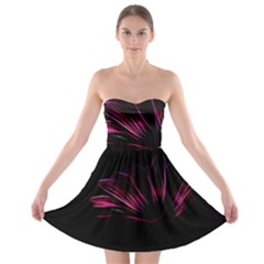 Pattern Design Abstract Background Strapless Bra Top Dress