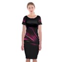 Pattern Design Abstract Background Classic Short Sleeve Midi Dress View1