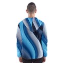 Abstract Pattern Lines Wave Hooded Wind Breaker (Men) View2