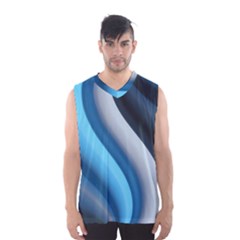 Abstract Pattern Lines Wave Men s Basketball Tank Top by Nexatart
