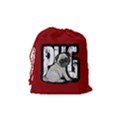 Pug Drawstring Pouches (Medium)  View2