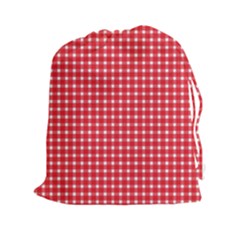 Pattern Diamonds Box Red Drawstring Pouches (xxl)