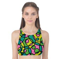 Circle Background Background Texture Tank Bikini Top by Nexatart