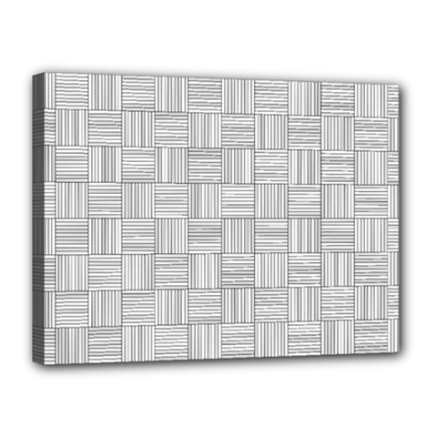 Flooring Household Pattern Canvas 16  X 12  by Nexatart