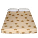 Pattern Gingerbread Star Fitted Sheet (California King Size) View1