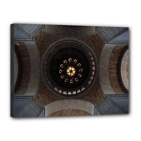 Pattern Design Symmetry Up Ceiling Canvas 16  X 12  by Nexatart