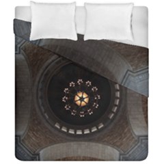 Pattern Design Symmetry Up Ceiling Duvet Cover Double Side (california King Size) by Nexatart