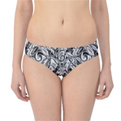 Gray Scale Pattern Tile Design Hipster Bikini Bottoms by Nexatart