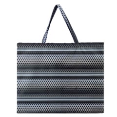 Sheet Holes Roller Shutter Zipper Large Tote Bag by Nexatart