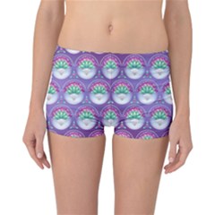 Background Floral Pattern Purple Reversible Bikini Bottoms by Nexatart