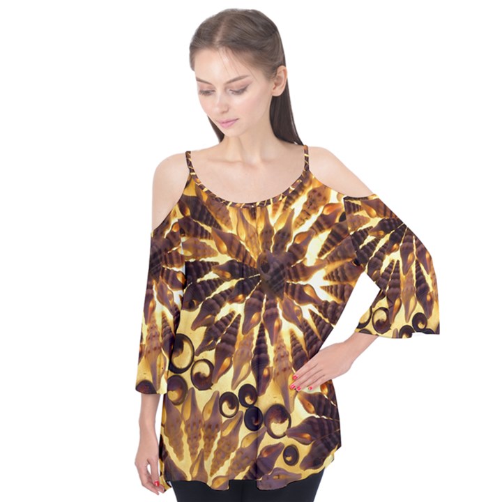 Mussels Lamp Star Pattern Flutter Tees