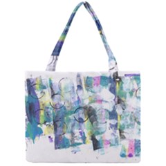 Background Color Circle Pattern Mini Tote Bag by Nexatart