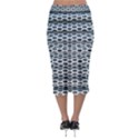 Texture Pattern Metal Midi Pencil Skirt View2