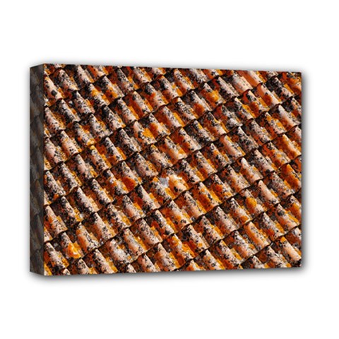 Dirty Pattern Roof Texture Deluxe Canvas 16  X 12   by Nexatart