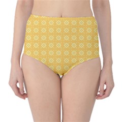 Pattern Background Texture High-waist Bikini Bottoms by Nexatart