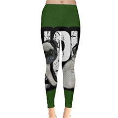 Pug Leggings  by Valentinaart