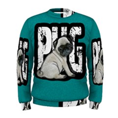 Pug Men s Sweatshirt by Valentinaart