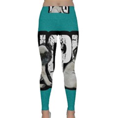 Pug Classic Yoga Leggings by Valentinaart