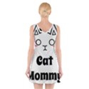 Love My Cat Mommy V-Neck Sleeveless Skater Dress View2