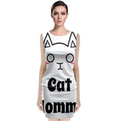 Love My Cat Mommy Classic Sleeveless Midi Dress by Catifornia