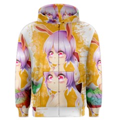 Easter Bunny Girl Men s Zipper Hoodie by Catifornia