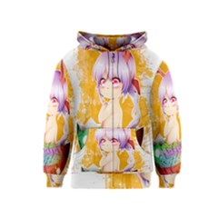 Easter Bunny Girl Kids  Zipper Hoodie