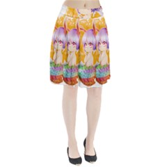 Easter Bunny Girl Pleated Skirt by Catifornia