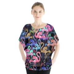 Flamingo pattern Blouse