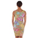 Flamingo pattern Wrap Front Bodycon Dress View2