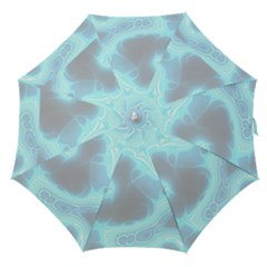 Blue Patterned Aurora Space Straight Umbrellas by Mariart