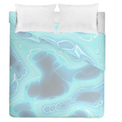 Blue Patterned Aurora Space Duvet Cover Double Side (queen Size) by Mariart