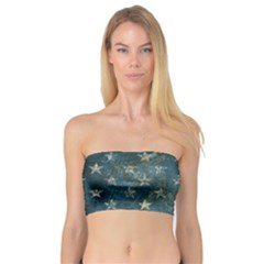 Grunge Ripped Paper Usa Flag Bandeau Top by Mariart
