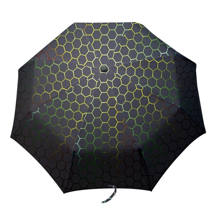 Hexagons Honeycomb Folding Umbrellas