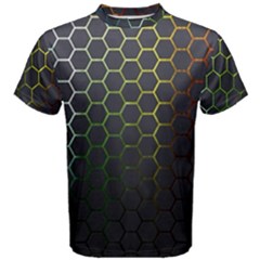 Hexagons Honeycomb Men s Cotton Tee