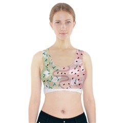 Gut Story Sports Bra With Pocket by Mariart