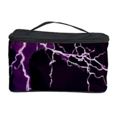 Lightning Pink Sky Rain Purple Light Cosmetic Storage Case by Mariart