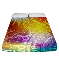 Multi Colour Alpha Fitted Sheet (king Size) by Mariart