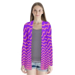 Original Resolution Wave Waves Chevron Pink Purple Cardigans by Mariart